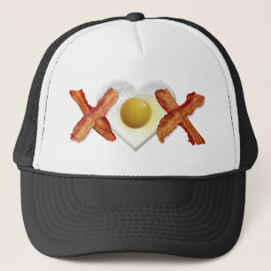 Bacon X O X LOVE Trucker Hat