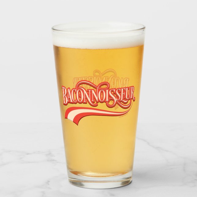 Baconnoisseur (bacon lover) glass (Front Filled)