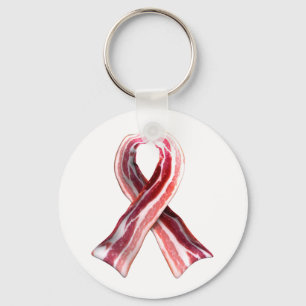BaconRibbon Key Ring