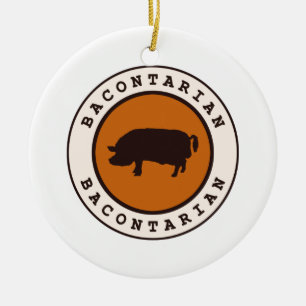 Bacontarian Ceramic Tree Decoration