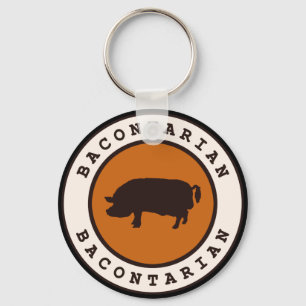 Bacontarian Key Ring