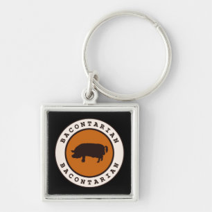 Bacontarian Key Ring