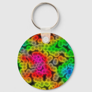 Bacteria abstract background. key ring