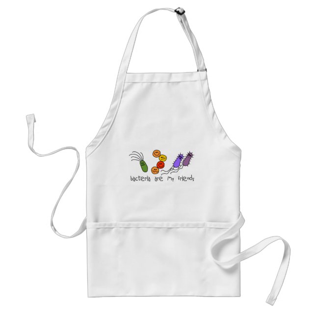 Bacteria are my friends standard apron (Front)