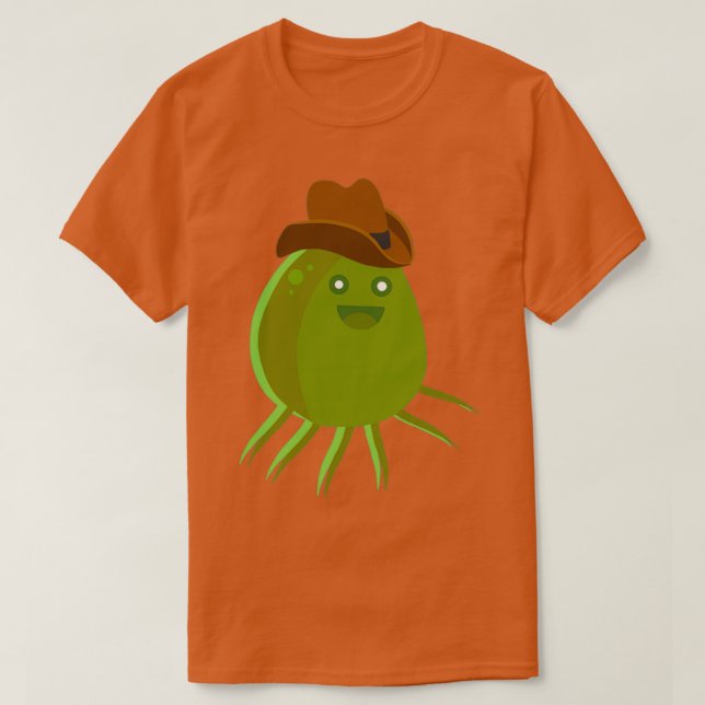 Bacteria in a Cowboy hat T-Shirt (Design Front)