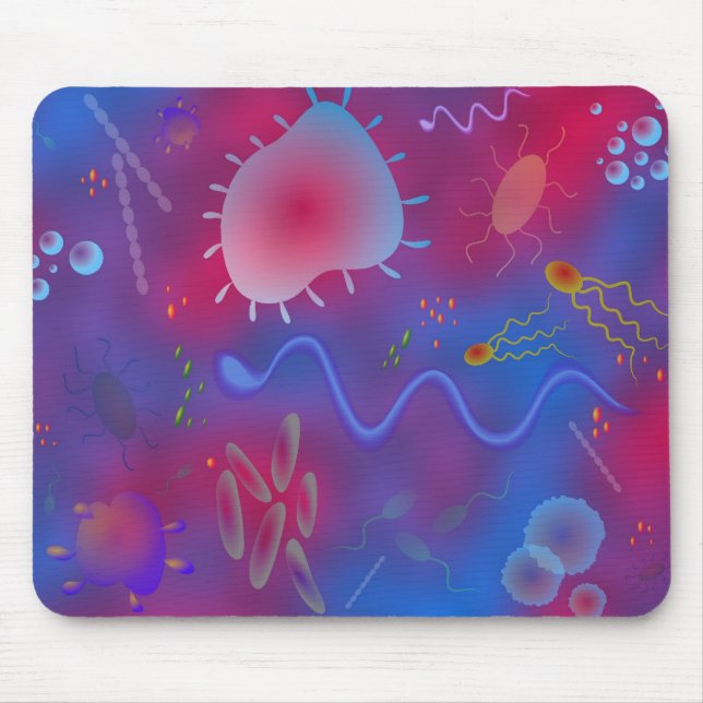 Bacteria Mouse Pad (Front)