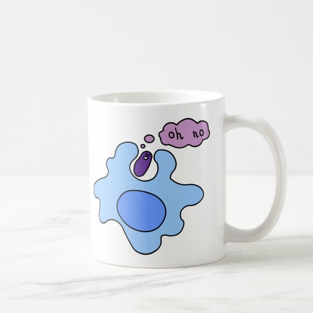 Bacteria Phagocytosis Coffee Mug (Right)