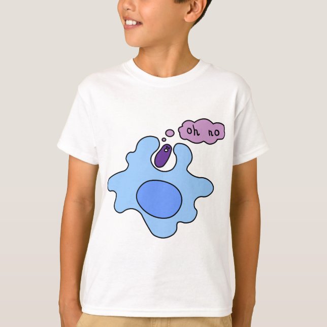 Bacteria Phagocytosis T-Shirt (Front)