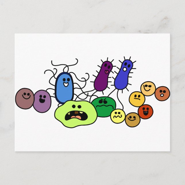 Bacteria Postcard (Front)