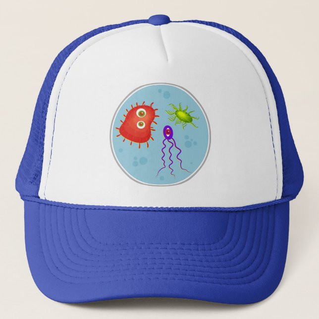 Bacteria Trucker Hat (Front)