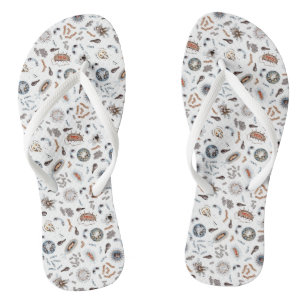 Bacteria & Virus Pattern Jandals