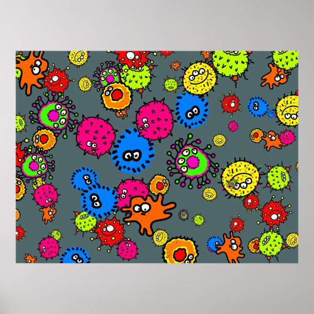 Bacteria Wallpaper Poster (Front)
