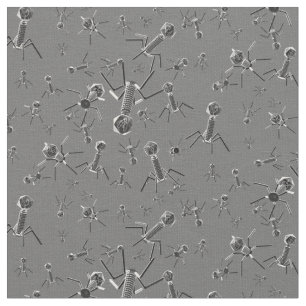 Bacteriophage Grey Fabric