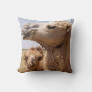 Bactrian Camel Portrait Cushion