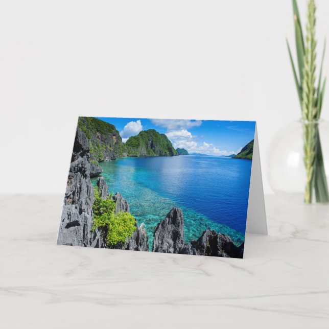 Bacuit Archipelago Seascape Card (Front)