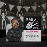 Bad 2 the Bone Skeleton Photo 2nd Birthday Party