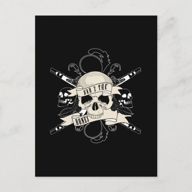 Bad 2 The Bones  Postcard (Front)