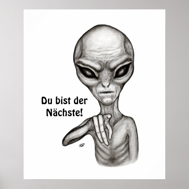 Bad Alien, Bist der der Nächste! Poster (Front)