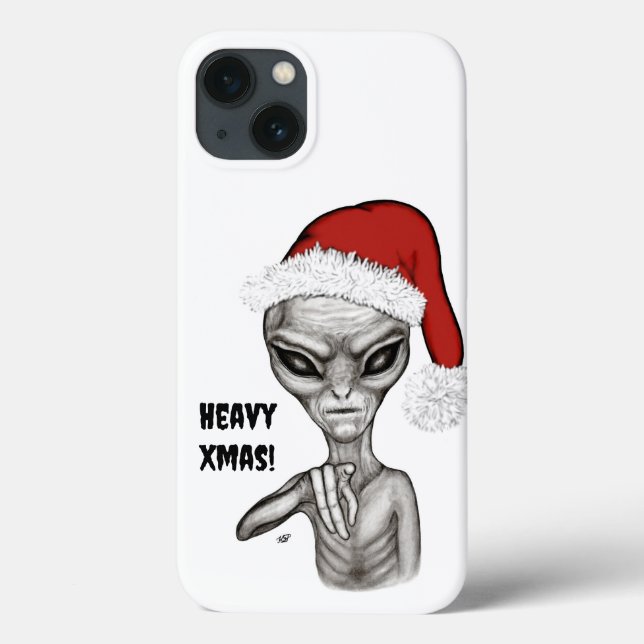 Bad Alien , Heavy Xmas ! Case-Mate iPhone Case (Back)