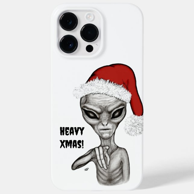 Bad Alien , Heavy Xmas ! Case-Mate iPhone Case (Back)