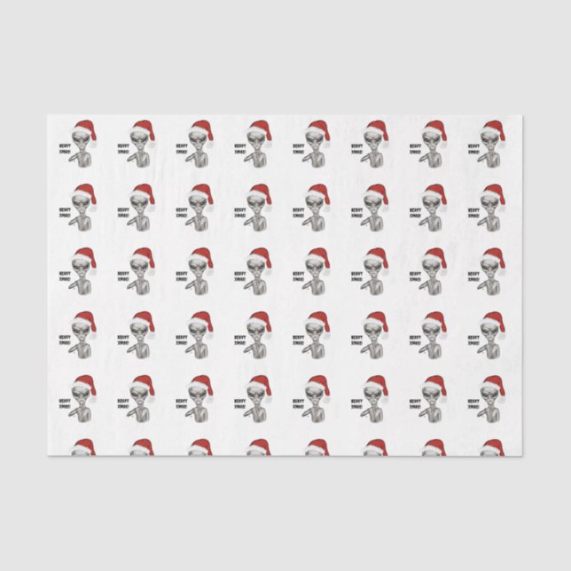 Bad Alien , Heavy Xmas ! Tissue Paper (Front)
