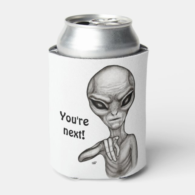 Bad Alien , You're next ! Can Cooler (Can Front)