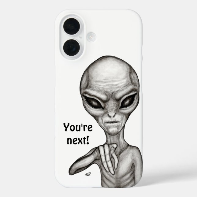 Bad Alien , You're next ! Case-Mate iPhone Case (Back)