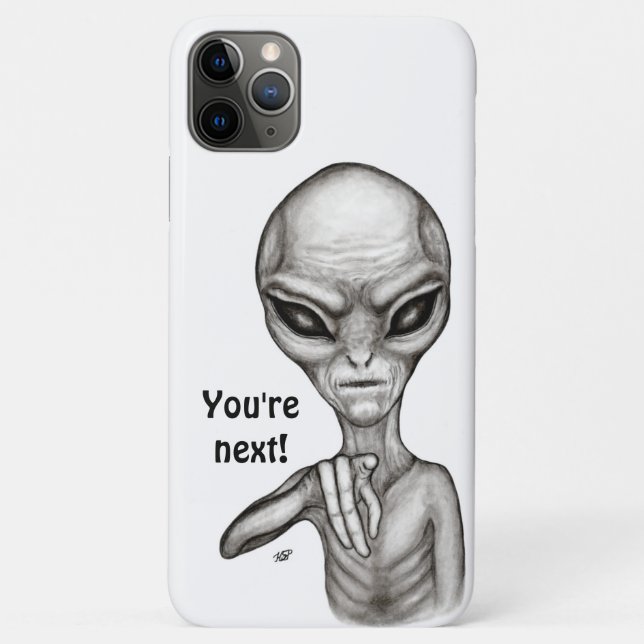 Bad Alien , You're next ! Case-Mate iPhone Case (Back)