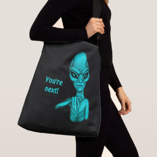 Bad Alien , You're next ! Crossbody Bag