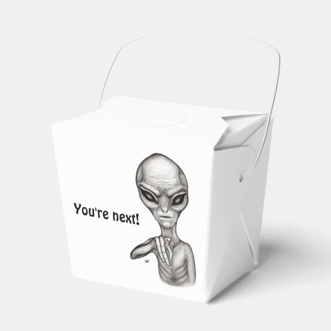 Bad Alien , You're next ! Favour Box (Front Side)