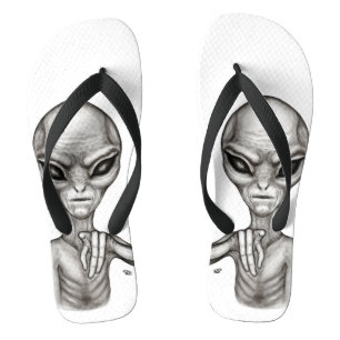 Bad Alien , You're next ! Jandals