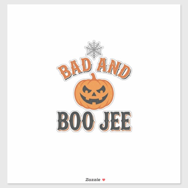 Bad And Boo Jee Halloween Pumpkin Graphic_1 (Sheet)