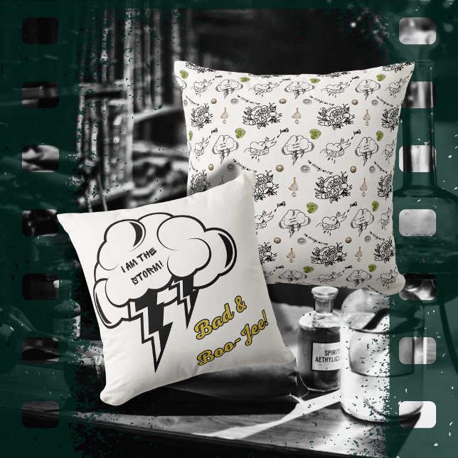 Bad and Boojee Gothic Halloween Cushion (Creator Uploaded)