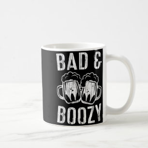 Bad And Boozy Shirt Irish Beer Men Women St Patric Coffee Mug