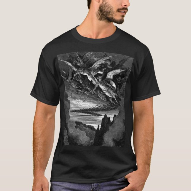 Bad Angels - Gustave Dore T-Shirt (Front)