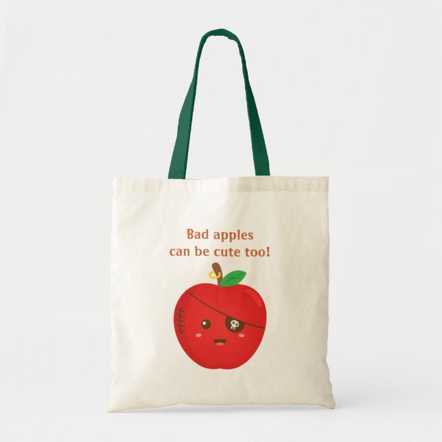 Bad Apples can be cute too Tote Bag (Front)