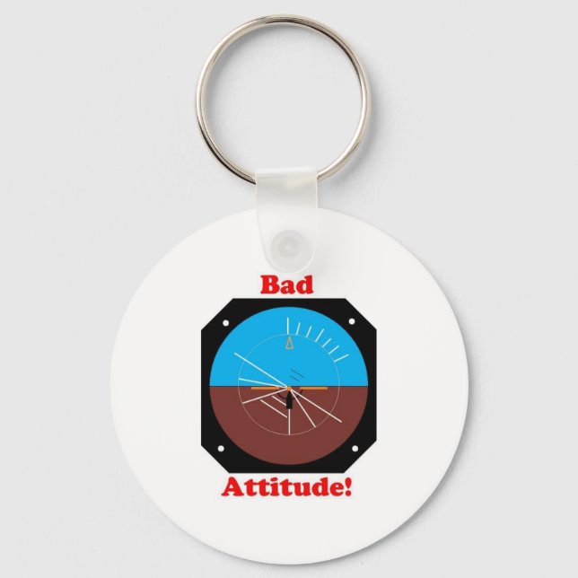 Bad Attitude Key Ring (Front)