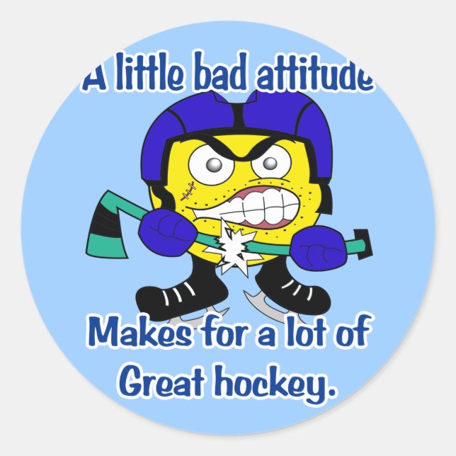 Bad Attitude Sticker (Front)