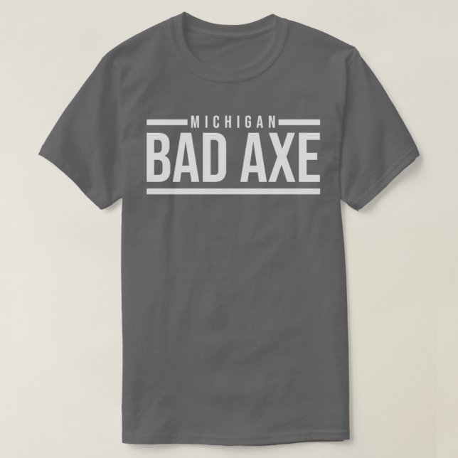 Bad Axe Michigan T-Shirt (Design Front)
