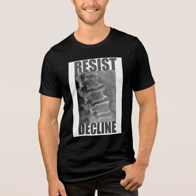 Bad back Tri-Blend shirt (Front)