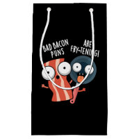 Bad Bacon Puns Are Fry-tening Food Pun Dark BG