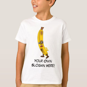 Bad Banana with Customisable Slogan T-Shirt