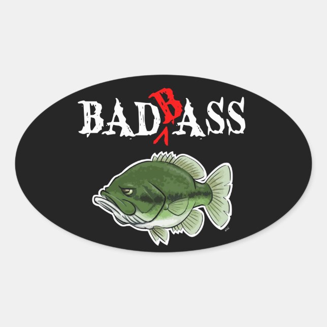 Bad Bass Stickers (Front)