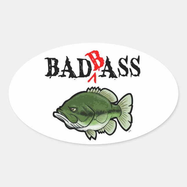 Bad Bass Stickers (Front)