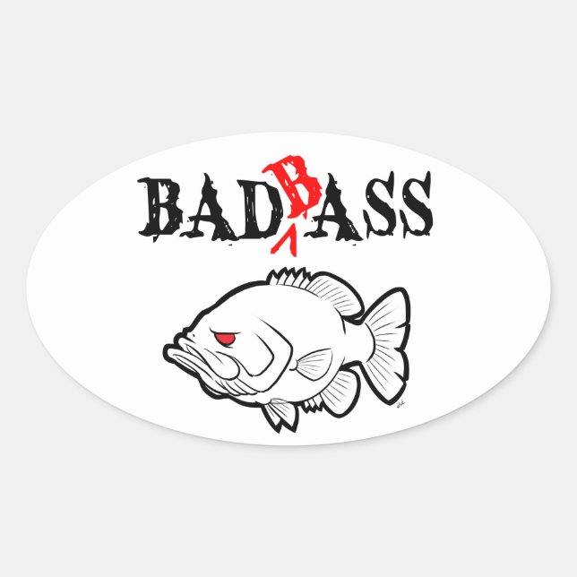 Bad Bass Stickers (Front)