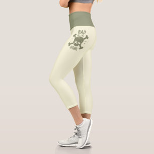 Bad Bone Skull & Crossbones Capri Leggings