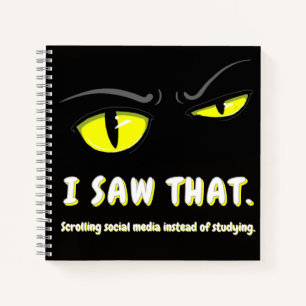 Bad Boogie Funny - Busted. sign Spiral Notebook