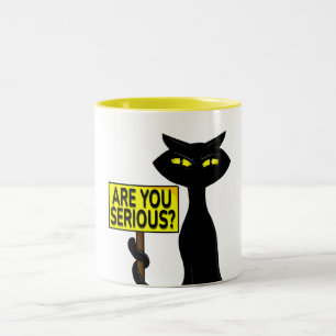Bad Boogie Funny Mug - Are You Serius? sign