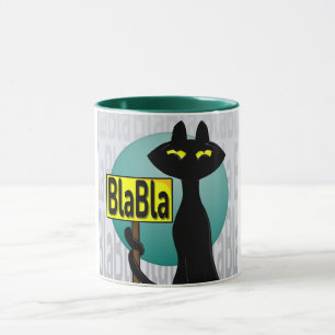 Bad Boogie Funny Mugs - BlaBla sign