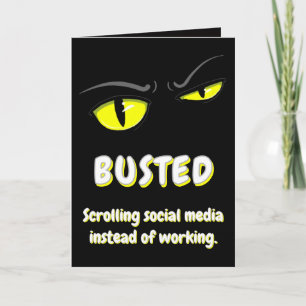 Bad Boogie Funny  - Sarcastic Thank You Card